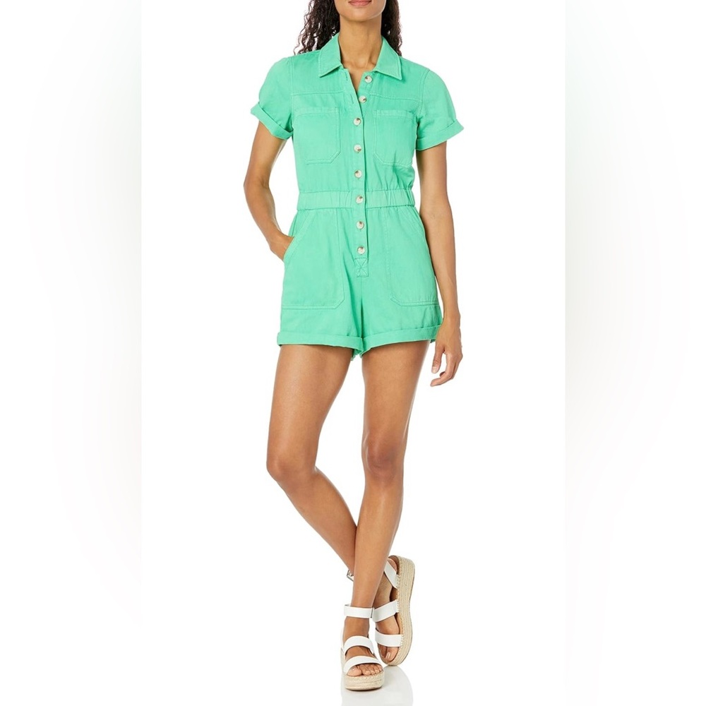Show Me Your Mumu Green Romper
